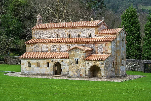 Church of San Salvador de Valdedios, Villaviciosa, Asturias, Spain