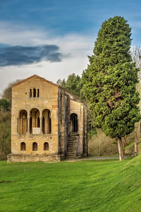 Framed Print : Church of Santa Maria del Naranco, Oviedo, Asturias, Spain