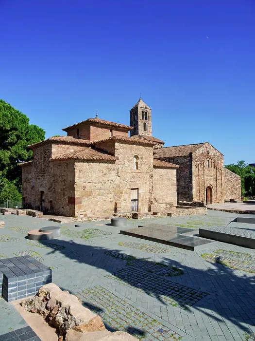 Framed Print : Church of Santa Maria and Mausoleum of Sant Miquel, The churches of Egara, Terrassa, Catalonia, Spain