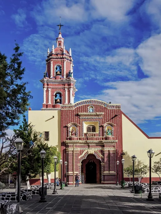 Framed Print : Church of Santa Maria Tonantzintla, Cholula, Puebla State, Mexico