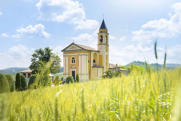 Church of Santi Cosma e Damiano, Oltrepo Pavese, province of Pavia, Apennines, Lombardy