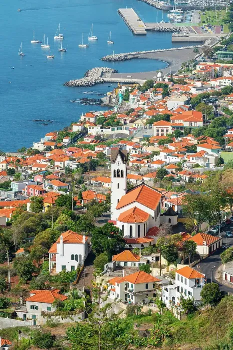 Framed Print : Church of Sao Goncalo in city, Funchal, Madeira, Portugal