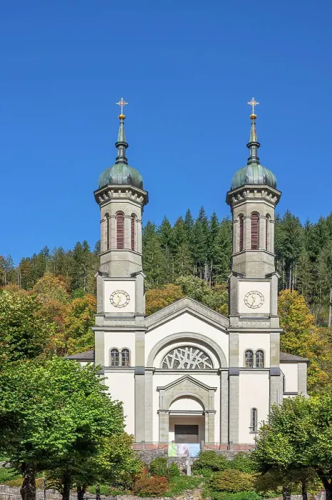 Framed Print : Church St. John Baptist at Todtnau, Black Forest, Baden-Wurttemberg, Germany Framed Print : Church St. John Baptist at Todtnau, Black Forest, Baden-Wurttemberg, Germany