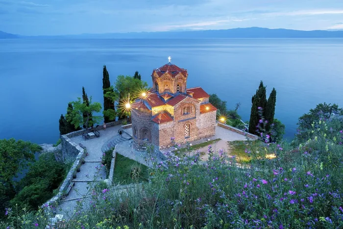 Framed Print : Church of St John at Kaneo, Lake Ohrid, Ohrid, North Macedonia Framed Print : Church of St John at Kaneo, Lake Ohrid, Ohrid, North Macedonia