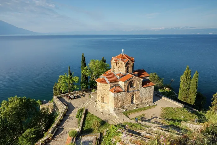 Framed Print : Church of St John at Kaneo, Lake Ohrid, Ohrid, North Macedonia Framed Print : Church of St John at Kaneo, Lake Ohrid, Ohrid, North Macedonia