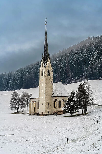 Church of St. Magdalena in Moos, Niederdorf-Villabassa, South Tyrol, Italy