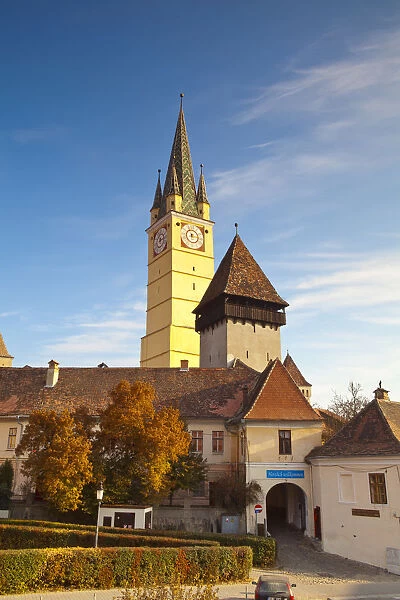 Church of St. Margaret, Old Town Center, Medias, Transylvania, Romania