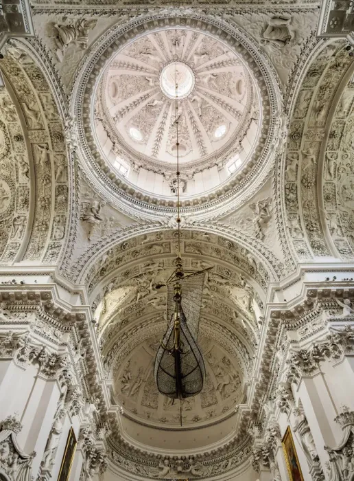 Framed Print : Church of St. Peter and St. Paul, interior, Vilnius, Lithuania