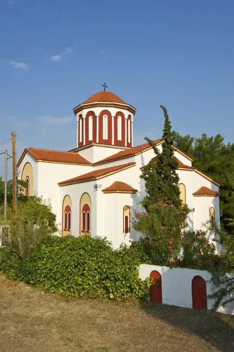 Framed Print : Church in Vatopedio, Halkidiki, Greece Framed Print : Church in Vatopedio, Halkidiki, Greece