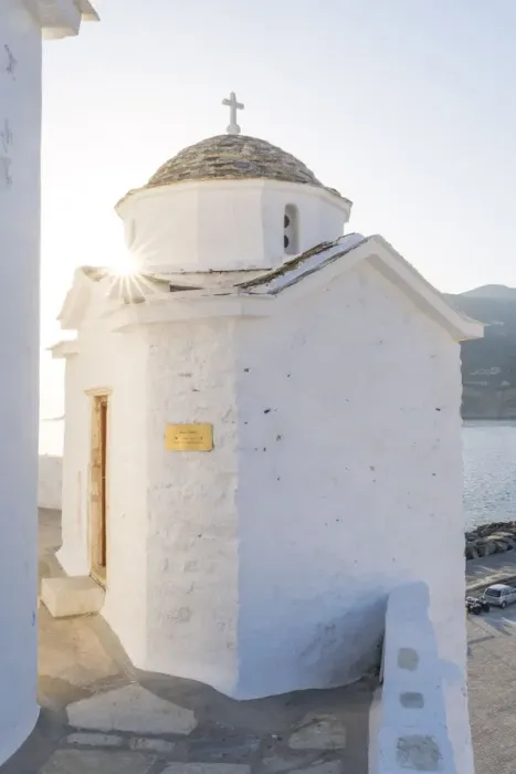 Framed Print : Church of the Virgin Mary (Panagitsa Tower), Skopelos Town, Skopelos, Sporade Islands, Greece Framed Print : Church of the Virgin Mary (Panagitsa Tower), Skopelos Town, Skopelos, Sporade Islands, Greece