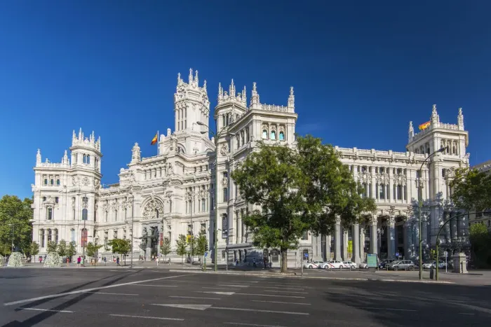 Framed Print : Cibeles Palace, Plaza de Cibeles, Madrid, Comunidad de Madrid, Spain