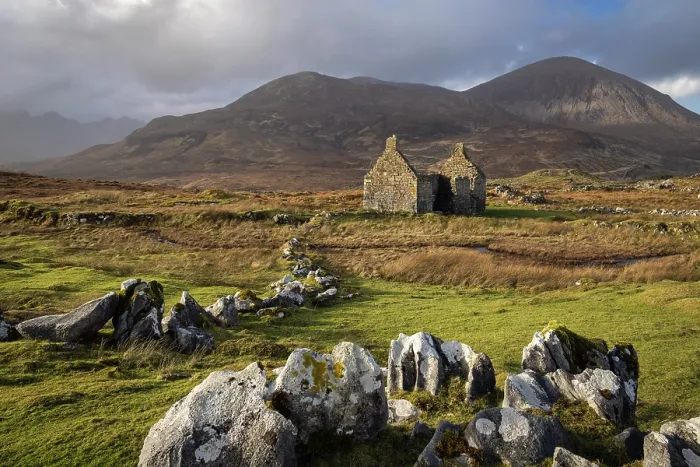 Framed Print : Cill Chriosd Manse, an abandoned and ruined house near Broadford on the Isle of Skye, Scotland. Winter (February) 2025 Framed Print : Cill Chriosd Manse, an abandoned and ruined house near Broadford on the Isle of Skye, Scotland. Winter (February) 2025