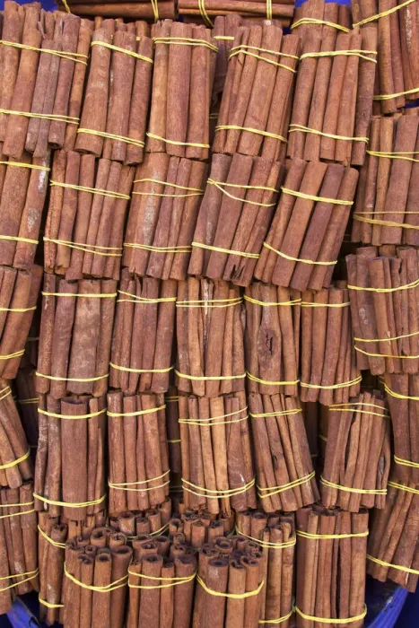 Framed Print : Cinnamon in Spice Shop, Marrakech, Morocco, North Africa Framed Print : Cinnamon in Spice Shop, Marrakech, Morocco, North Africa