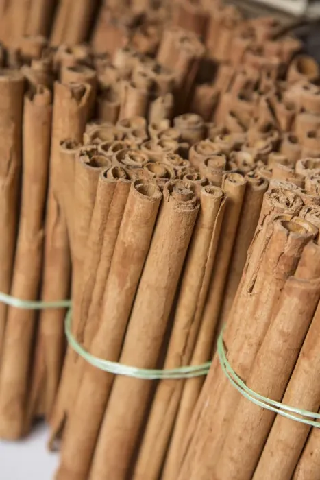 Framed Print : Cinnamon sticks in the market in Victoria, Mahe, Seychelles