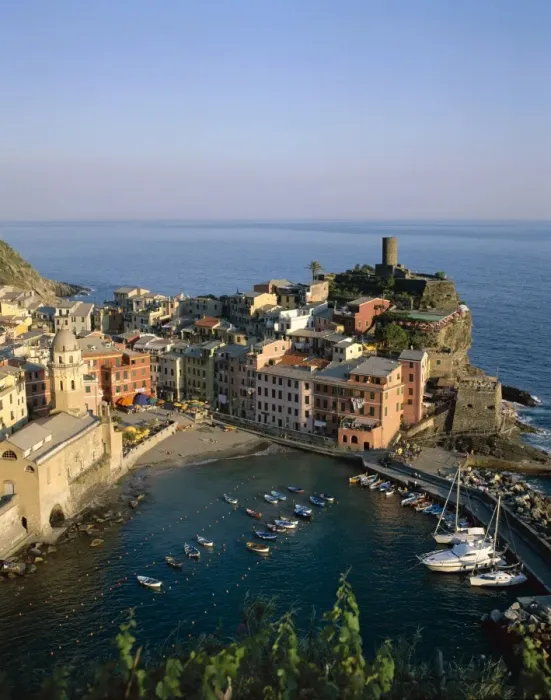 Framed Print : Cinque Terre / Coastal View & Village, Vernazza, Liguria, Italy Framed Print : Cinque Terre / Coastal View & Village, Vernazza, Liguria, Italy