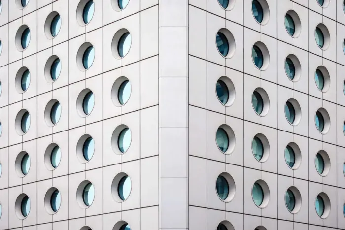 Framed Print : Circular windows, exterior of Jardine House, formerly known as Connaught Centre, Central Framed Print : Circular windows, exterior of Jardine House, formerly known as Connaught Centre, Central