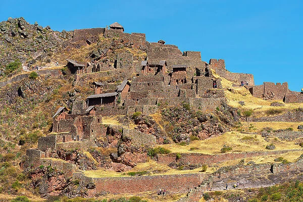 Citadel of Pisac, UNESCO, Pisac, Sacred Valley, Urubamba Province, Cusco Region, Peru