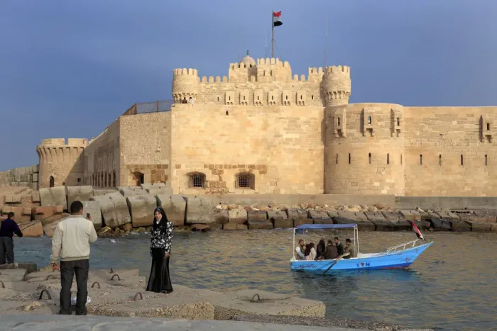Framed Print : Citadel of Qaitbay, Alexandria, Egypt Framed Print : Citadel of Qaitbay, Alexandria, Egypt