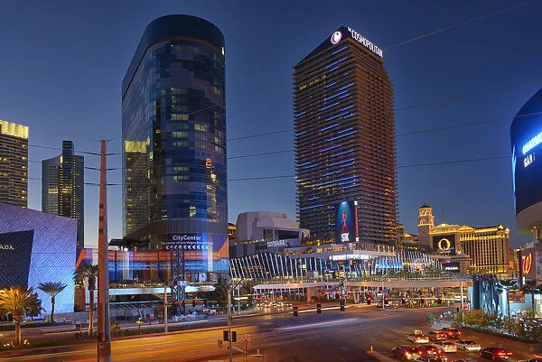 City Center on the Las Vegas Strip, Las Vegas, Clark County, Nevada, USA