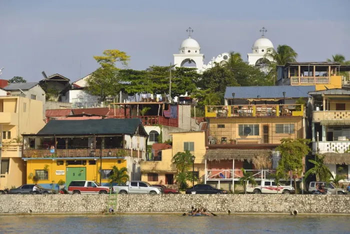 Framed Print : City of Flores, Peten, Mundo Maya, Guatemala, Central America Framed Print : City of Flores, Peten, Mundo Maya, Guatemala, Central America