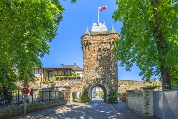 Framed Print : City gate Obertor, Ahrweiler, Bad Neuenahr, Ahr valley, Eifel, Rhineland-Palatinate, Germany Framed Print : City gate Obertor, Ahrweiler, Bad Neuenahr, Ahr valley, Eifel, Rhineland-Palatinate, Germany