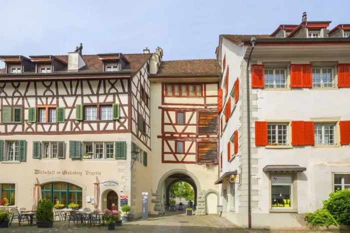 Framed Print : City gate of Stein am Rhein, Canton Schaffhausen, Switzerland Framed Print : City gate of Stein am Rhein, Canton Schaffhausen, Switzerland
