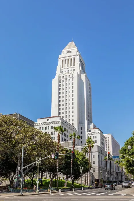 Framed Print : City Hall, Downtown, Los Angeles, California. United States Framed Print : City Hall, Downtown, Los Angeles, California. United States