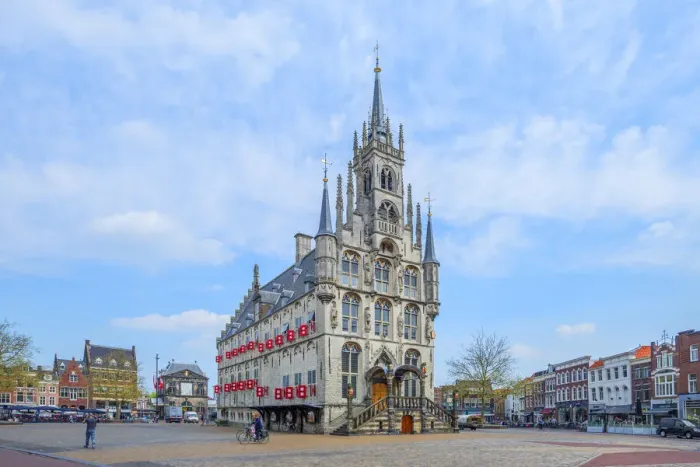 Framed Print : City hall of Gouda, South Holland, The Netherlands Framed Print : City hall of Gouda, South Holland, The Netherlands
