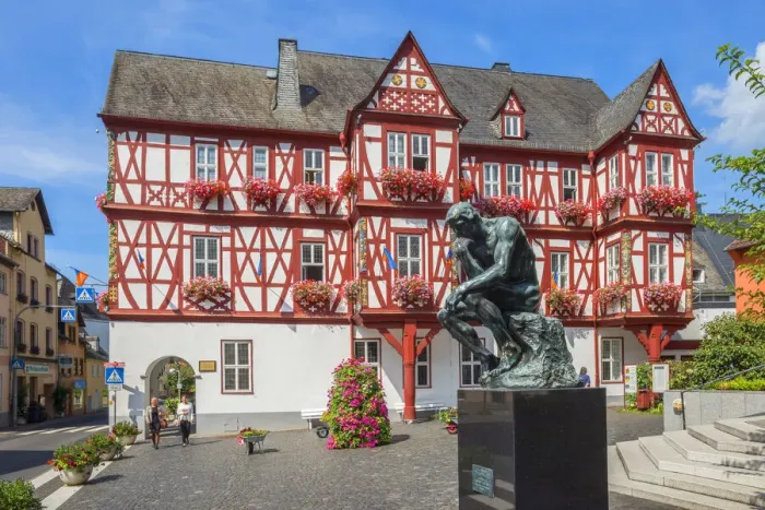 Framed Print : City hall of Nassau, Lahn valley, Rhineland-Palatinate, Germany Framed Print : City hall of Nassau, Lahn valley, Rhineland-Palatinate, Germany