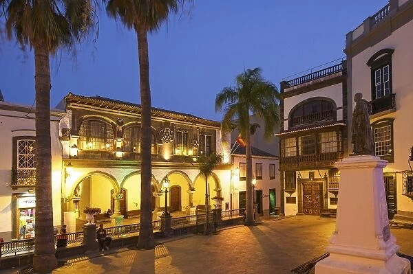 City Hall, Plaza de Espagna, Santa Cruz de la Palma, La Palma, Canaries, Spain