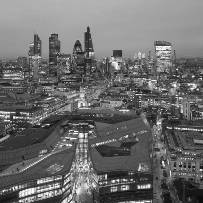 Framed Print : City of London skyline, London, England