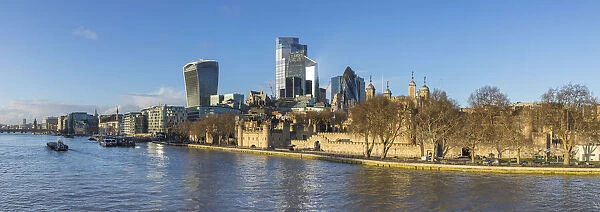 City of London skyline, London, England, UK
