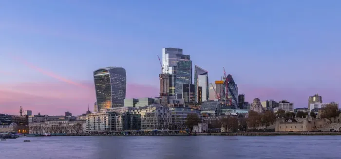 Framed Print : City of London skyline, London, England, UK Framed Print : City of London skyline, London, England, UK