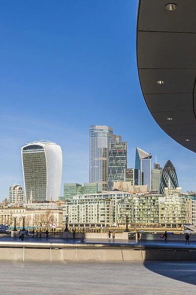 City of London skyline across the River Thames