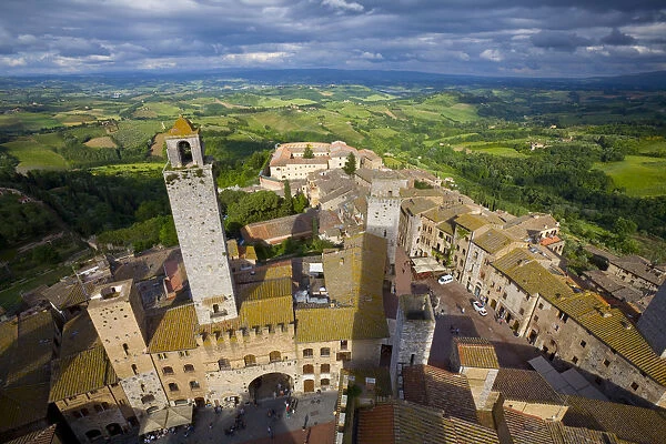 City Overview, San Gimignano, Tuscany, Italy