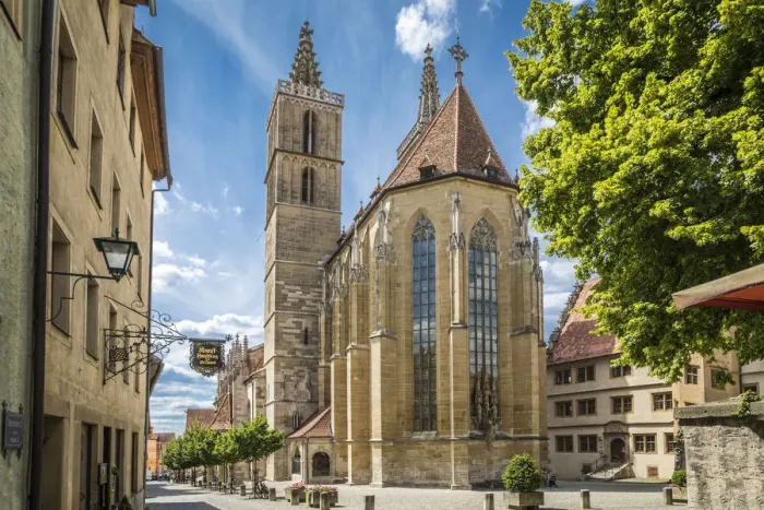 Framed Print : City parish church St. Jakob in the old town of Rothenburg ob der Tauber Framed Print : City parish church St. Jakob in the old town of Rothenburg ob der Tauber