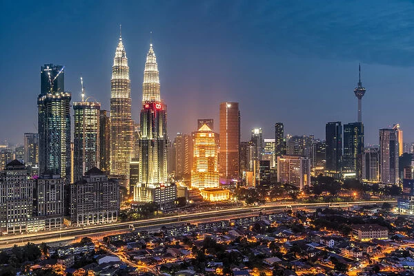 City skyline, Kuala Lumpur, Malaysia