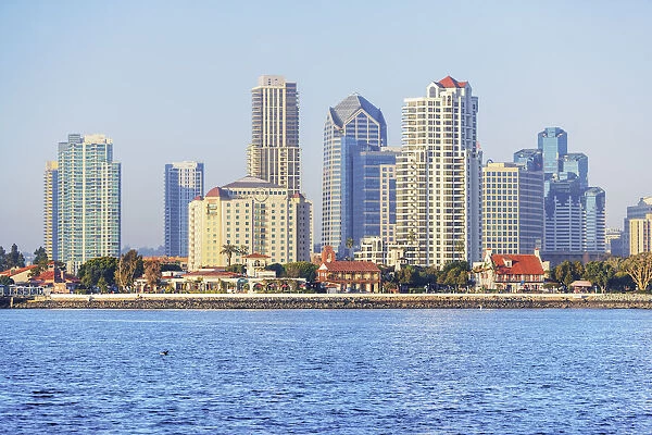City skyline, San Diego, California, USA