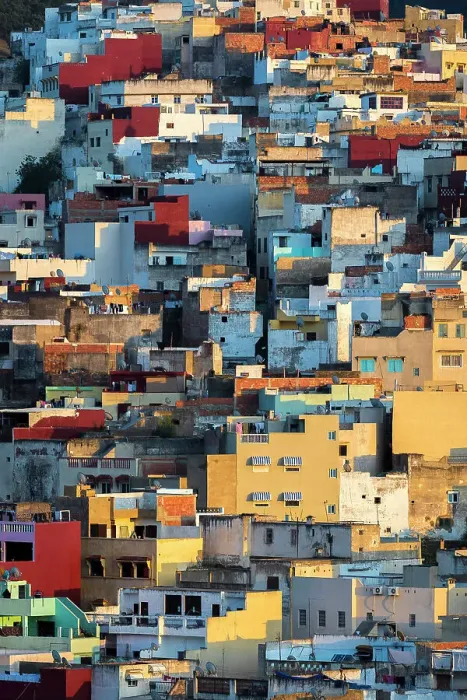 Framed Print : City at sunset, Moulay Idriss, Morocco Framed Print : City at sunset, Moulay Idriss, Morocco