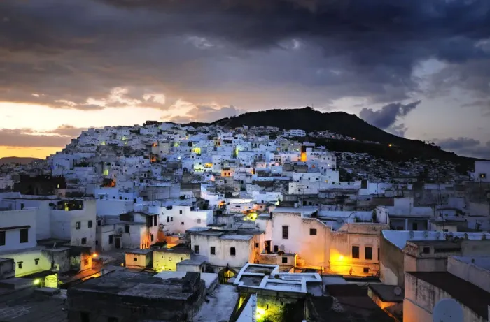 Framed Print : The city of Tetouan at sunset. A UNESCO World Heritage Site. Morocco Framed Print : The city of Tetouan at sunset. A UNESCO World Heritage Site. Morocco