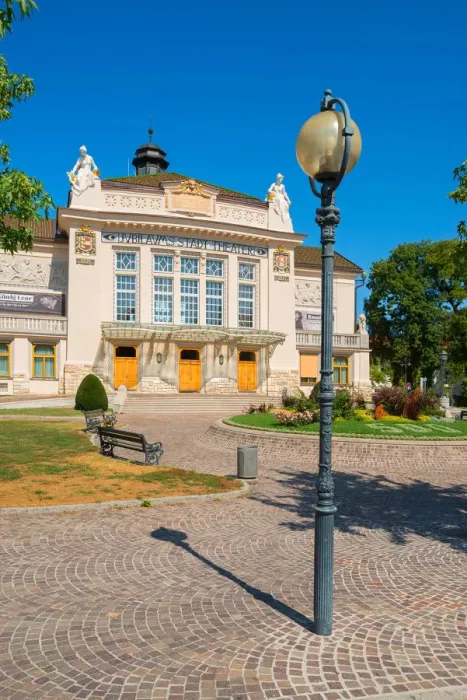 Framed Print : City theater, Klagenfurt, Carinthia, Austria