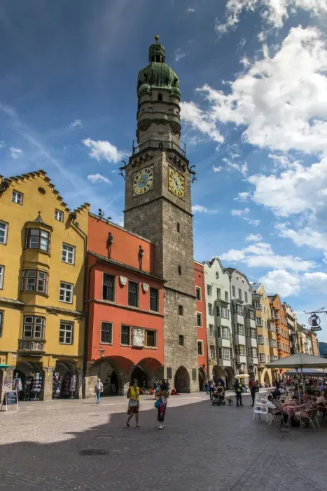 Framed Print : The City Tower or Stadtturm, Innsbruck, Tyrol, Austria Framed Print : The City Tower or Stadtturm, Innsbruck, Tyrol, Austria