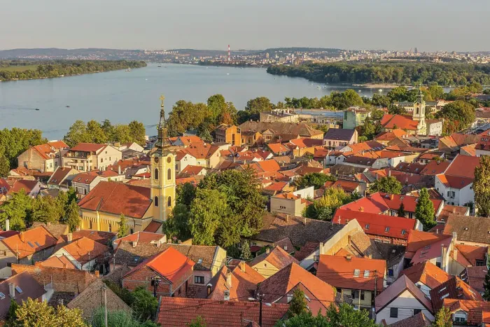 Framed Print : Cityscape of Belgrade, Zemun, Belgrade, Serbia Framed Print : Cityscape of Belgrade, Zemun, Belgrade, Serbia