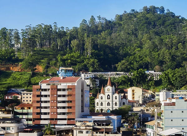 Cityscape of Bom Jardim, State of Rio de Janeiro, Brazil