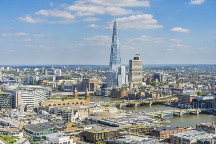 Framed Print : Cityscape including the Shard, London, England, Uk