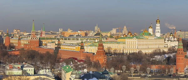 Cityscape, Kremlin, Moscow, Russia