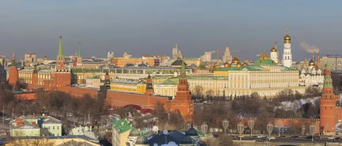 Framed Print : Cityscape, Kremlin, Moscow, Russia