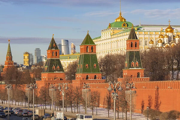 Cityscape, Kremlin, Moscow, Russia
