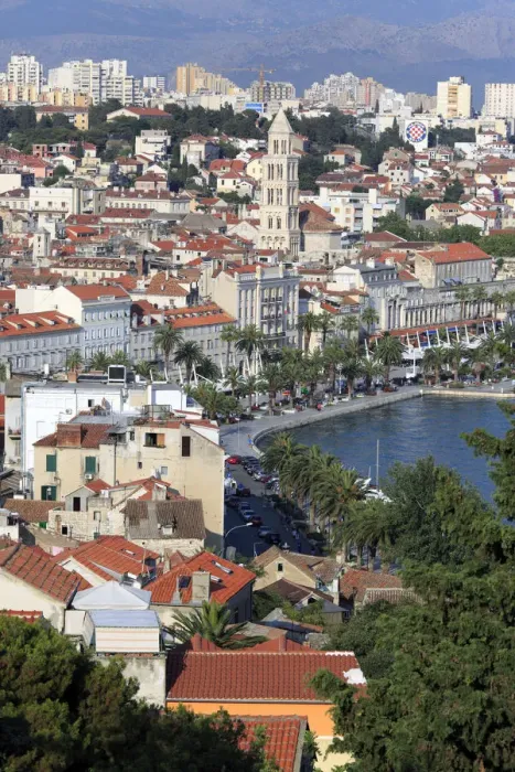 Framed Print : Cityscape from Marjan Hill, Split, Dalmatia, Croatia Framed Print : Cityscape from Marjan Hill, Split, Dalmatia, Croatia