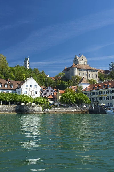 Cityscape of Meersburg, Lake Constance, Baden-Wuerttemberg, Germany